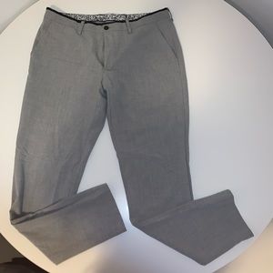 Grey Mens Dress Pants